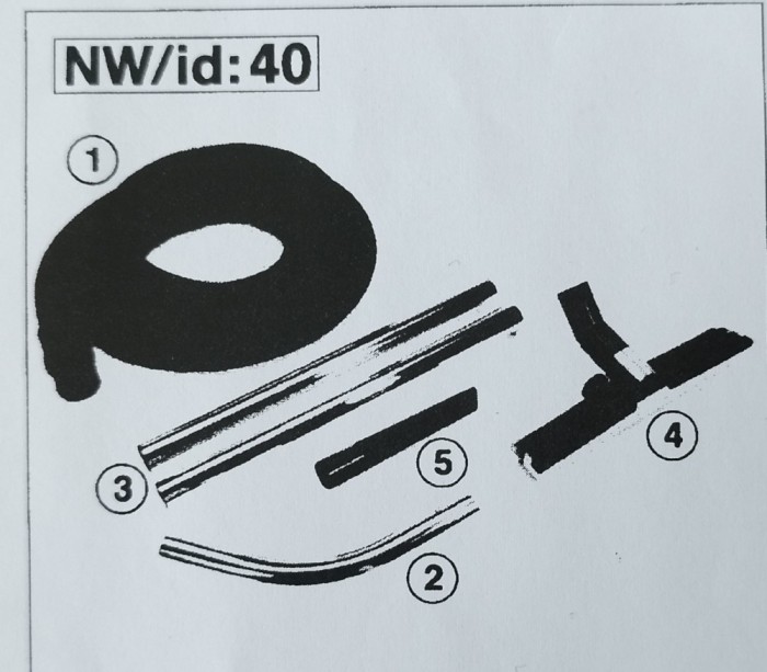 SET ACCESORII ASPIRATOR DN40