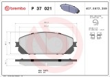 BREMBO P 37 021 PRIME LINE set placute frana,frana disc