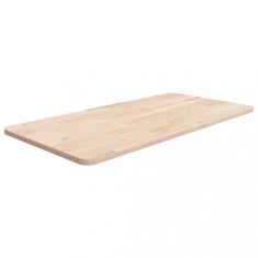 vidaXL Blat de baie, 80x40x1,5 cm, lemn masiv netratat 342924