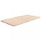 Gossi blat de baie, 80x40x1,5 cm, lemn masiv netratat