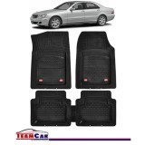 Covorase Auto TeamCar&reg; Tip Tavita Compatibile Mercedes-Benz S-Class W220 (1998&ndash;2005) Negru Material Rezistent, Cauciuc