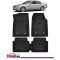 Covorase Auto TeamCar&reg; Tip Tavita Compatibile Mercedes-Benz S-Class W220 (1998&ndash;2005) Negru Material Rezistent