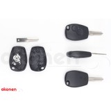 CARCASA CHEIE CONTACT PENTRU DACIA LOGAN / SANDERO 2 BUTOANE, CU CHEIE 96366