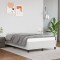 vidaXL Cadru de pat fără saltea alb 120x190 cm piele artificială