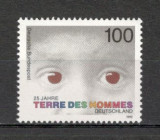 Germania.1992 25 ani Asociatia de ajutor ptr. copii &quot;Terres des hommes&quot; MG.761, Nestampilat