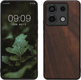 Husa Kwmobile pentru Xiaomi Redmi Note 13 Pro 5G/Poco X6, Maro, Lemn, KWM000020LJ001C, Silicon, Carcasa