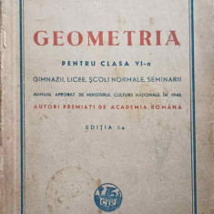 GEOMETRIA PENTRU CLASA A VI-A-AL. ANDRONIC, GH. DUMITRESCU