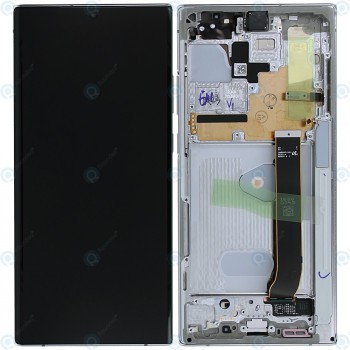 Samsung Galaxy Note 20 Ultra (SM-N985F SM-N986F) Unitate de afișare completă alb mistic GH82-23622C GH82-23597C GH82-23621C GH82-23596C foto