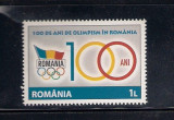 ROMANIA 2014 - 100 ANI DE OLIMPISM IN ROMANIA, MNH - LP 2039, Nestampilat