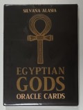 EGYPTIAN GODS ORACLE CARDS by SILVANA ALASIA , CUTIE CU 36 CARTOLINE , ANII &#039;2000