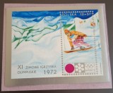 Polonia MNH 1972 - colita - Jocurile Olimpice de iarna Sapporo