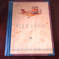 GLEISER, carte veche mobilier, r2e