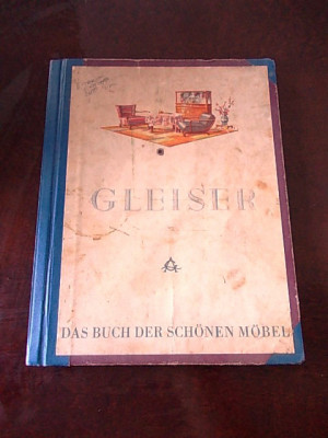 GLEISER, carte veche mobilier, r2e foto