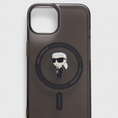 Karl Lagerfeld Husă pentru telefon iPhone 14 / 15 / 13 6.1" culoarea negru