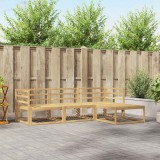 vidaXL Set de canapele de exterior 4 pcs Alb 245,5 x 162,5 x 73 cm 3386253