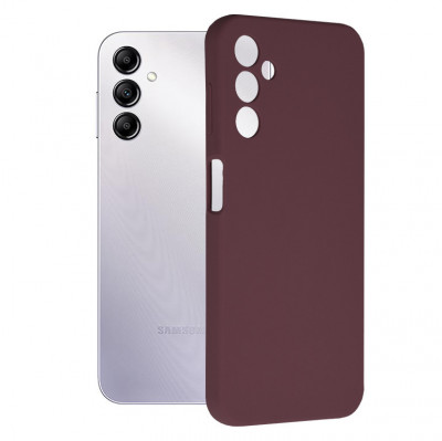 Husa pentru Samsung Galaxy A14 4G / A14 5G - Techsuit Soft Edge Silicone - Plum Violet foto