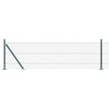 Set de St&acirc;lpi de Gard Argintiu 10 x 0.6 m Oțel Galvanizat