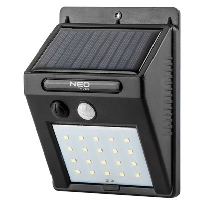 Lampa solara de perete 32W 20 LED SMD 250lm NEO TOOLS 99-055 HardWork ToolsRange foto