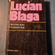 Incercari filosofice Lucian Blaga