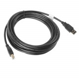 Cumpara ieftin Cablu USB 2.0 pentru imprimanta, Lanberg 41354, lungime 5 m, USB-A tata la USB-B tata, negru