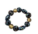 BRĂȚARĂ DAMĂ ELASTICA CU MARGELE DIN STICLA MURANO