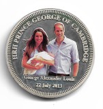 Marea Britanie - 2013 NASTEREA PRINTULUI GEORGE - Moneda/Medalie Comemorativa