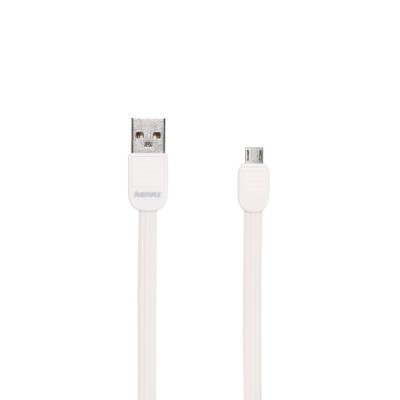 Cablu Date &amp;amp; Incarcare MicroUSB (Alb) REMAX PUF RC-045M foto