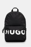 HUGO rucsac bărbați, culoarea negru, mare, cu imprimeu, 50541899