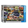 Puzzle 1000 piese Jeep Advertising Collection, Jad