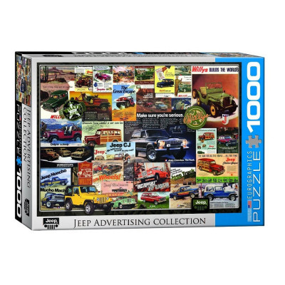 Puzzle 1000 piese Jeep Advertising Collection foto