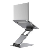 Stand Aluminiu reglabil pentru Laptop 11 - 17 inch Grey, Generic