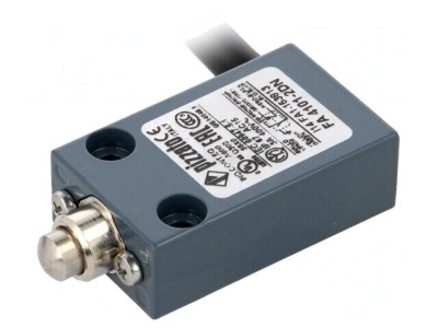 Limitator cursă bolț NO NC 10A 400VAC cablu 2m 20mm foto