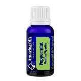 MENTA/ PEPPERMINT -Ulei esential 100% pur ( Mentha x piperita )-15 ml, Amazingoils TOUCH THE SENSES