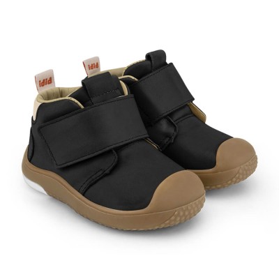Ghete Baieti Bibi Prewalker Black cu Velcro 22 EU foto