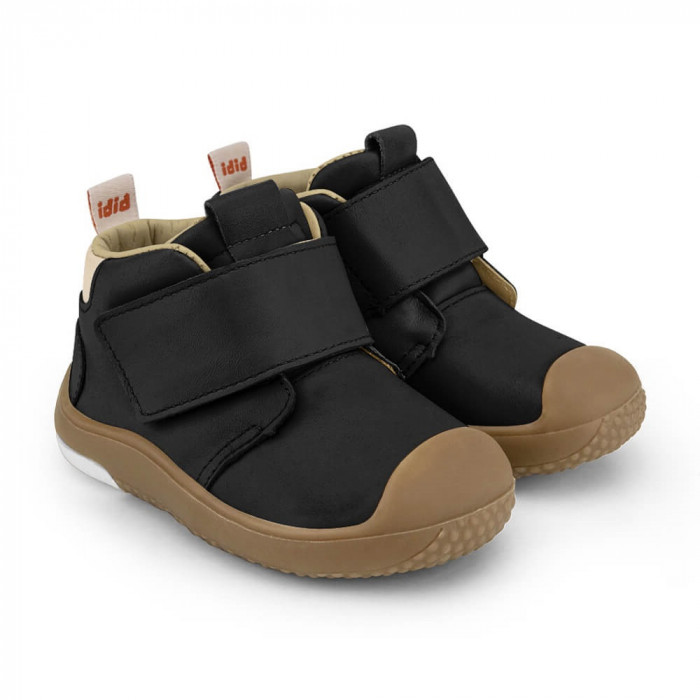 Ghete Baieti Bibi Prewalker Black cu Velcro 20 EU