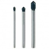 Set 3 burghie pentru sticla si ceramica, Raider 157115, diametru 5, 6, 8 mm