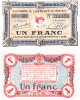 Franta Troyes 1 Franc 1926 Cu filigram complet UNC