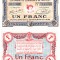 Franta Troyes 1 Franc 1926 Cu filigram complet UNC