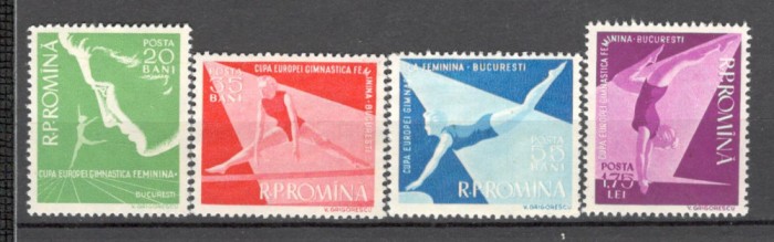 Romania.1957 C.E. de gimnastica XR.334
