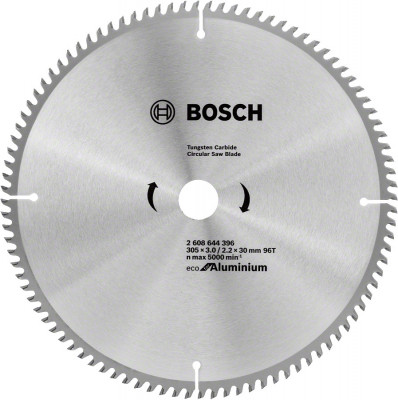 Panza ferastrau circular Eco for Aluminium, 305x30x3mm, 96T Bosch foto