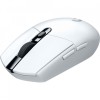 Mouse Gaming Wireless Logitech G305 LightSpeed Hero, 16000 DPI, Alb, Tehnologie Wireless, Design Ergonomic