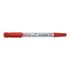 Marker permanent pentru CD DVD Pilot Twin negru si rosu 0.7mm rosu