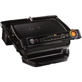 Grill electric OPTIGRILL GC714834, 2000W, 6 programe automate de gatit, Senzor automat pentru gatit, Placi detasabile, Negru, Tefal