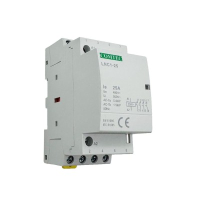 Contactor modular Comtec LNC1-25, 4 NO, 25A, 230V foto