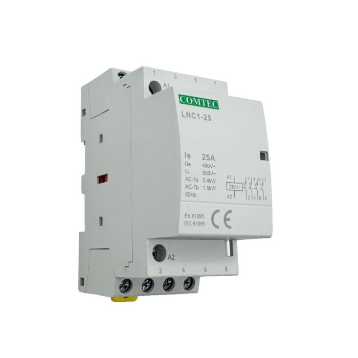 Contactor modular Comtec LNC1-25, 4 NO, 25A, 230V
