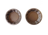 Forma pentru Tarte, Set 2 forme, Rotund, Maro, 10 cm, 404COF