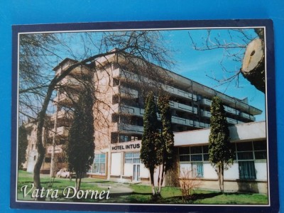 CPIB 23315 CARTE POSTALA - VATRA DORNEI. HOTEL INTUS, CIRCULATA 2002, STAMPILA, TIMBRU foto