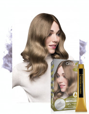 Vopsea de par cu ulei de argan si macadamia Blond Cenusiu 7,1 Alea Color kit 155 gr foto