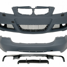 Kit Exterior BMW Seria 3 E90 (2005-2008) M-Technik Design cu Praguri Laterale Performance AutoTuning