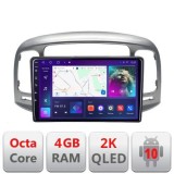 Navigatie HHyundai Accent 2006-2012 C-Accent Android Octa Core Ecran 2K QLED GPS 4G 4+32GB 360 KIT-accent+EDT-E409-2K CarStore Technology